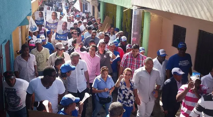 Carolina Mejía  pide votar por  el "cambio ahora" con Luis Abinader para enfrentar  la delincuencia y el crimen. 