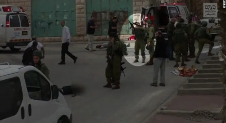 Video muestra a soldado israelí que mata a sospechoso palestino herido