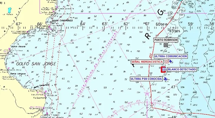 Un buque científico detectó una imagen  compatible con el ARA San Juan