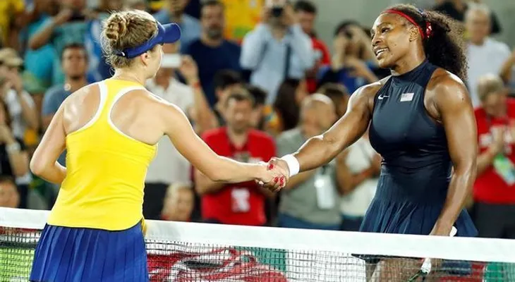 Svitolina termina con la campeona Serena Williams