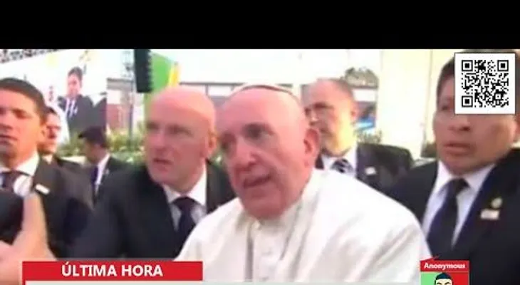 El papa enojado le grita: "No seas egoísta" (VIDEO)