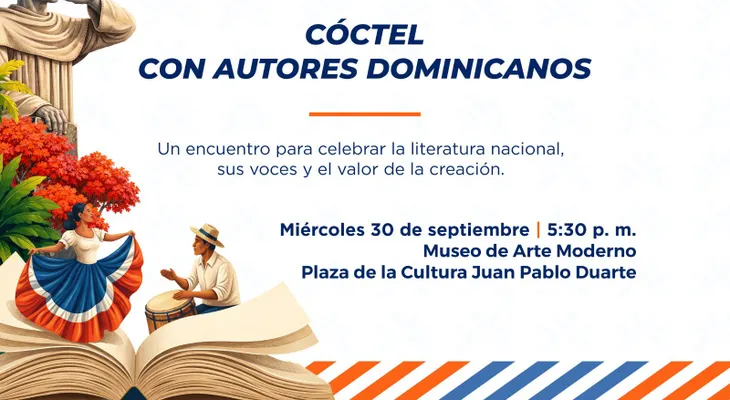 AGENDA FILSD 2026/CÓCTEL CON AUTORES DOMINICANOS