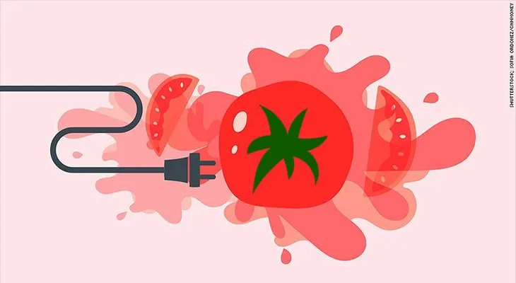 Cómo un tomate se convierte en energía