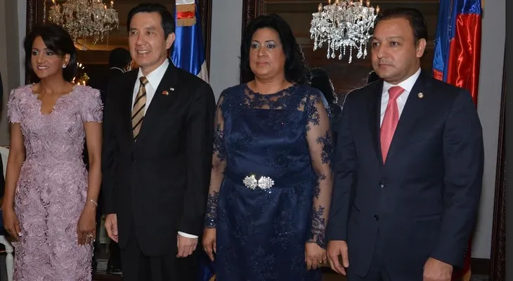 Presidenta del Senado, Cristina Lizardo, ofrece cena en honor al presidente de China, Taiwán, Ma Ying-jeou