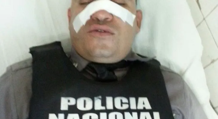 Protesta en Bonao dejó dos heridos, entre ellos un policía