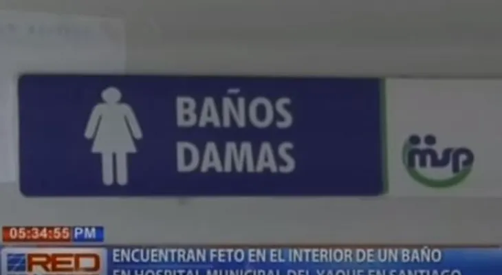 Encuentran feto de 7 meses en inodero baño de mujeres del hospital Cabral y Báez
