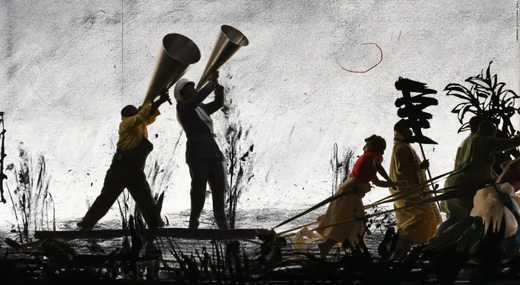 La increíble premonición sobre los refugiados del artista William Kentridge
