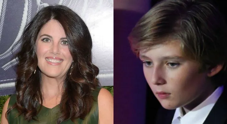 Lo que Monica Lewinsky dice del hijo menor de Trump