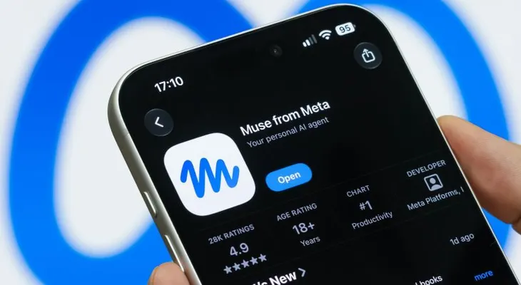 Muse, el agente de IA gratuito de Meta, supera los 2,5 millones de descargas y lidera la App Store