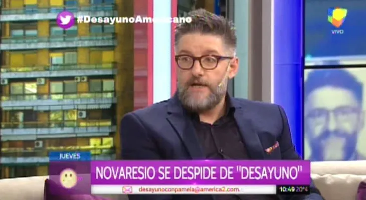 Luis Novaresio se despidió de "Desayuno Américano": "Estoy en una situación personal bastante complicada"