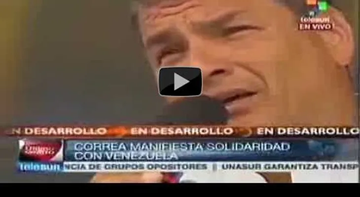 Video: Presidente Correa dice Nuria Piera es una política disfrazada de periodista