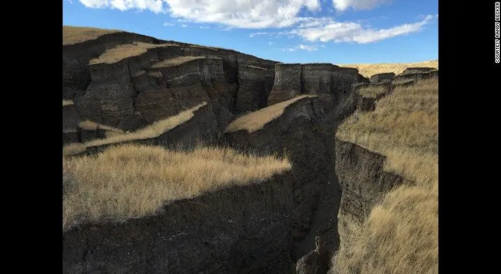 ¿Por qué apareció una enorme 'grieta' en las montañas de Wyoming?
