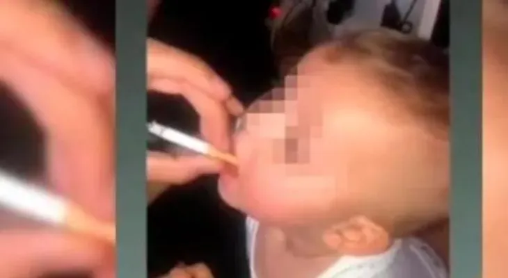 España: Una madre hace fumar a su bebé de 11 meses y sube el video a Instagram