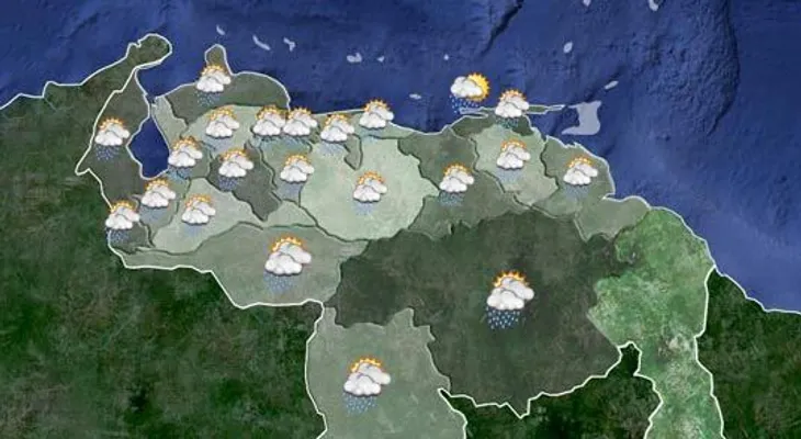 Meteorología pronostica aguaceros aislados para las próximas 24 horas