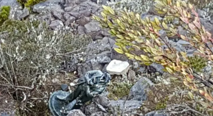 Desconocido lanzan al vacío estatua del patricio en el Pico Duarte
