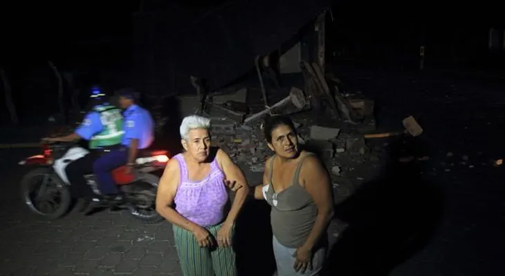 Sismo de 6,1 sacude a Nicaragua