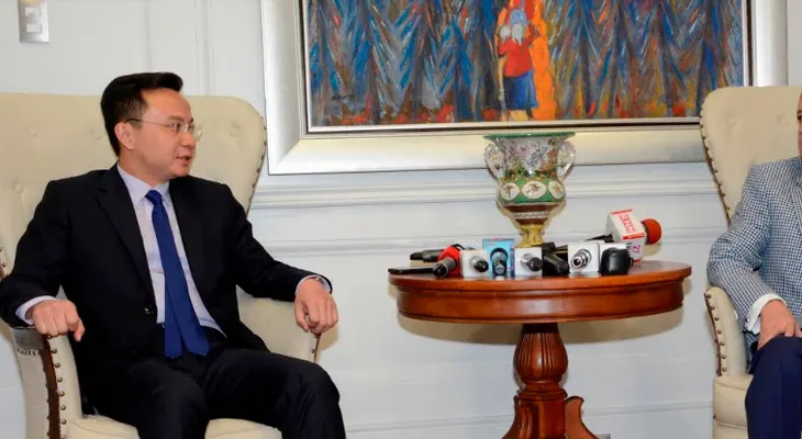 Reinaldo Pared Pérez recibe visita embajador República Popular China,  Zhang Run