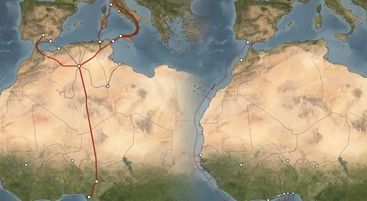 Megaproyectos de gas en África compiten por abastecer a Europa: rutas rivales de Marruecos y Argelia