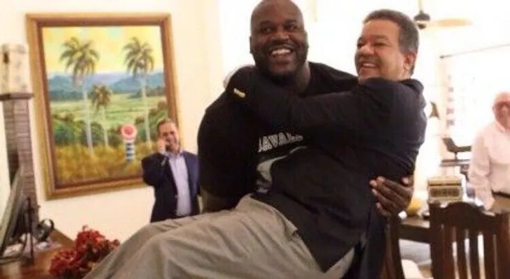 Foto de Leonel cargado por Shaquille O?Neal causa revuelo en Twitter