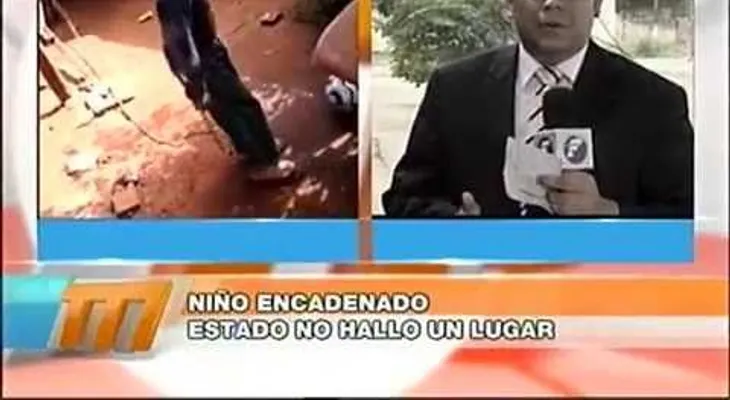Niño que vivía encadenado fue trasladado a un pediátrico 