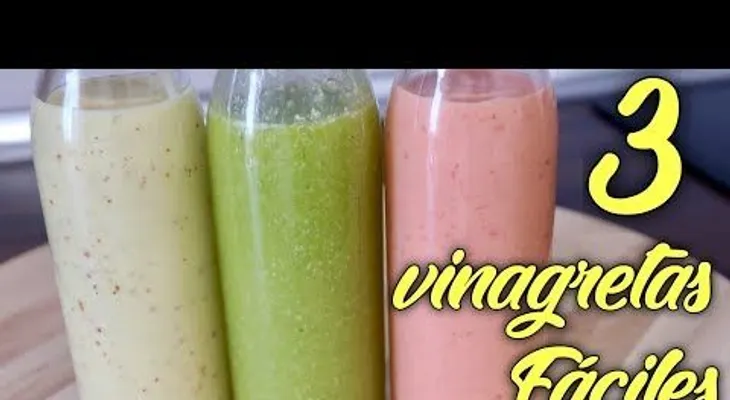 3 vinagretas o aderezos fáciles para tus ensaladas