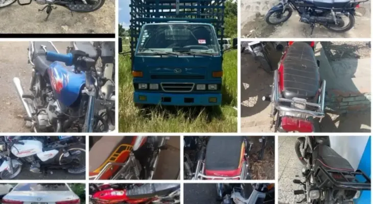 Policía detecta 10,509 vehículos robados en 2026, un alza de 12.7 % pese a menos depuraciones