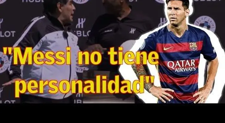 Maradona a Pelé: "Messi no tiene personalidad para ser líder" (VIDEO)