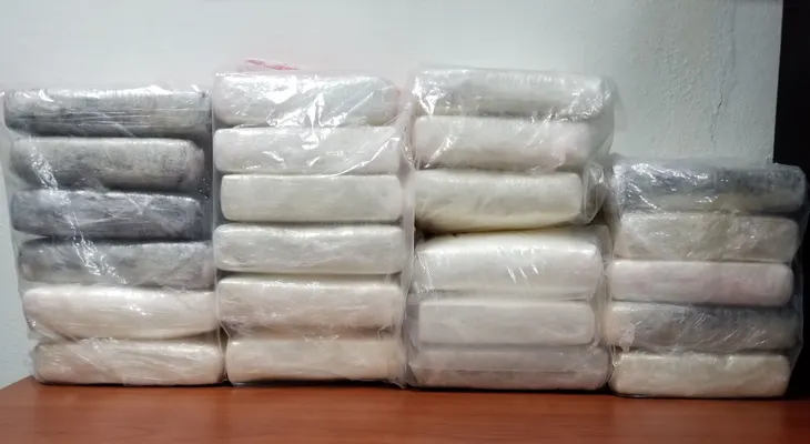  Ocupan 23 kilos de cocaína en Puerto de Santo Domingo 