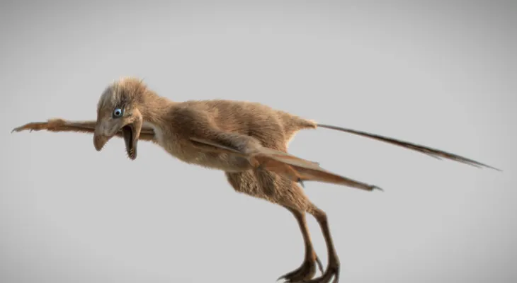 Hallan en China fósil de dinosaurio con alas similar a un murciélago
