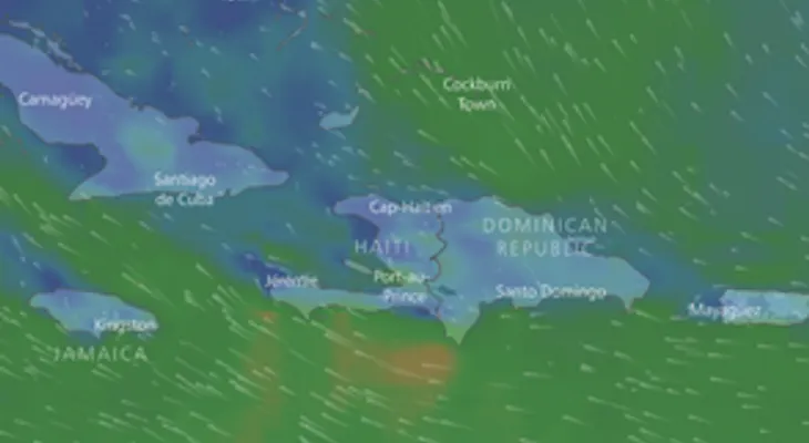 Concentraciones del polvo de Sahara limitan las lluvias