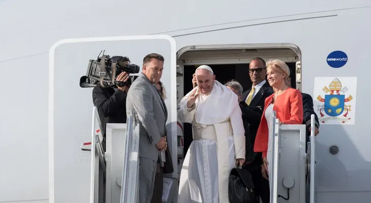 El papa llega a Filadelfia para la última etapa de su visita a Estados Unidos