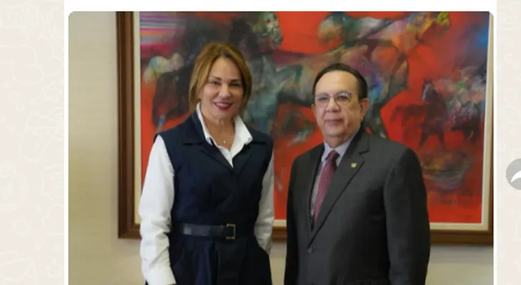 Valdez Albizu recibe solicitud de la ministra Germán para actualización estudio sobre el aporte de la cultura al PIB