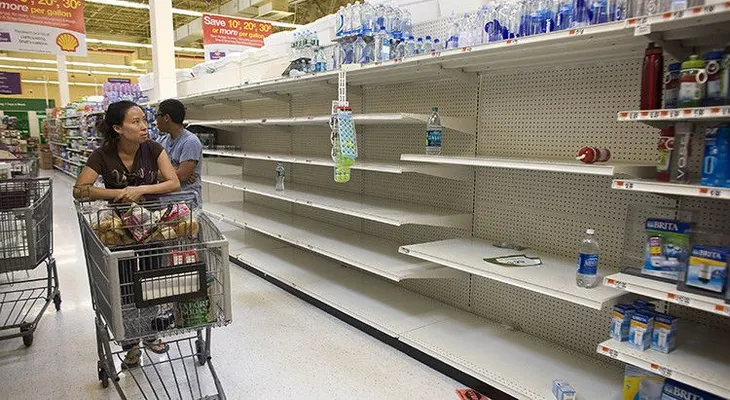 La célebre foto de la escasez en Venezuela se hizo en Nueva York y engañó a todos