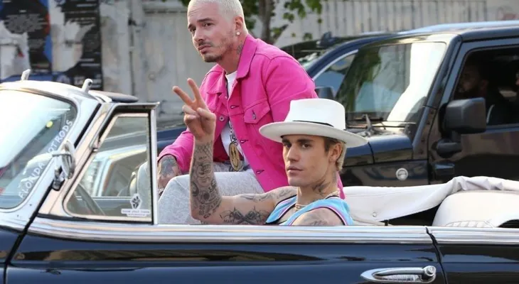 Justin Bieber graba video de "La Bomba" con J Balvin en Miami