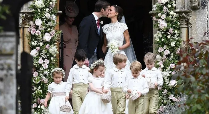 La realeza británica acude a la boda de Pippa Middleton