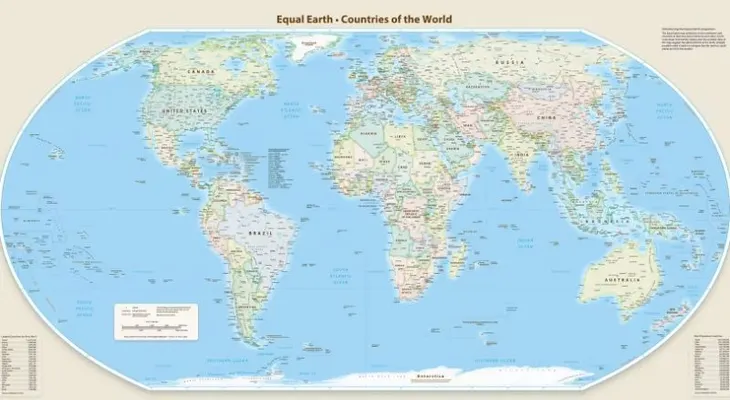 La ONU adopta un nuevo mapa mundial que corrige la distorsión histórica del tamaño de los países