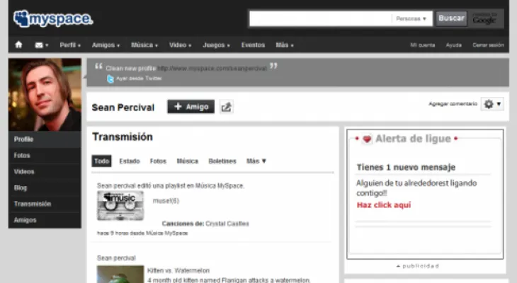 ¿Aún existe MySpace? Sí, y ahora pertenece a Time Inc.