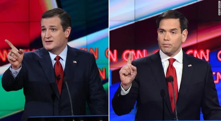 Ted Cruz y Marco Rubio se atacan nuevamente por tema migratorio