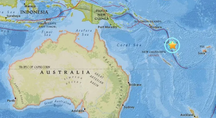 Advertencia de tsunami en el Pacífico tras sismo de magnitud 7,0 en Vanuatu