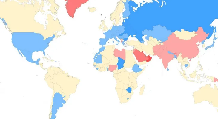 Cuáles son los países con más mujeres y más hombres en el mundo