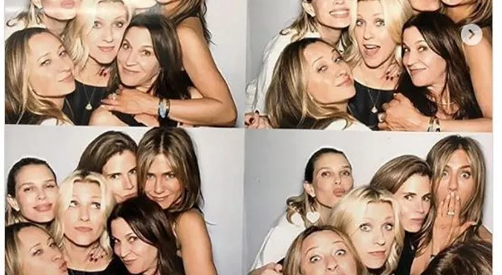 Fotografías inéditas del cumpleaño de Jennifer Aniston, al que asistió Brad Pitt