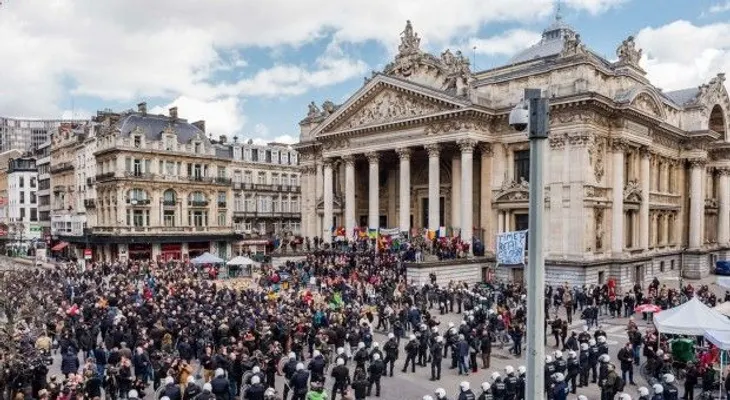 Gran manifestación contra el Estado Islámico en Bélgica