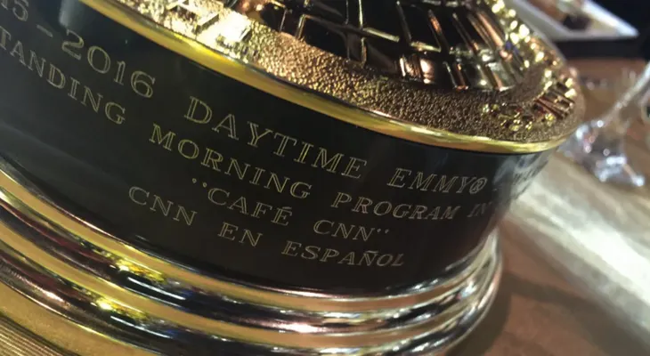 ¡El equipo de Café CNN está de celebración! Gana el Emmy a mejor programa matutino en español