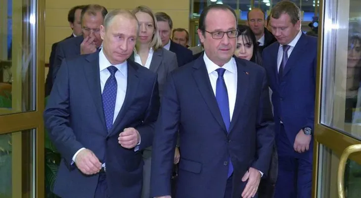 Hollande visita a Putin tras tensiones por Ucrania 