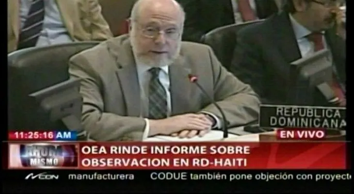 Embajador dominicano ante OEA dice Gobierno estudiará informe