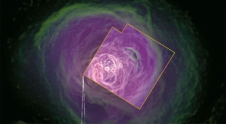 La última imagen que pudo captar un satélite, antes de desaparecer en el espacio