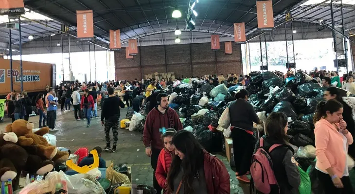 Miles de argentinos acuden al llamado de la "Misión Solidaria" para ayudar a los más necesitados