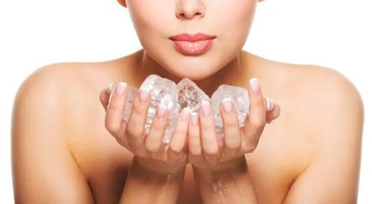 El hielo es el mejor tratamiento de belleza