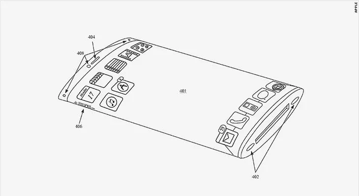 Apple patenta una pantalla de 360 grados para iPhone