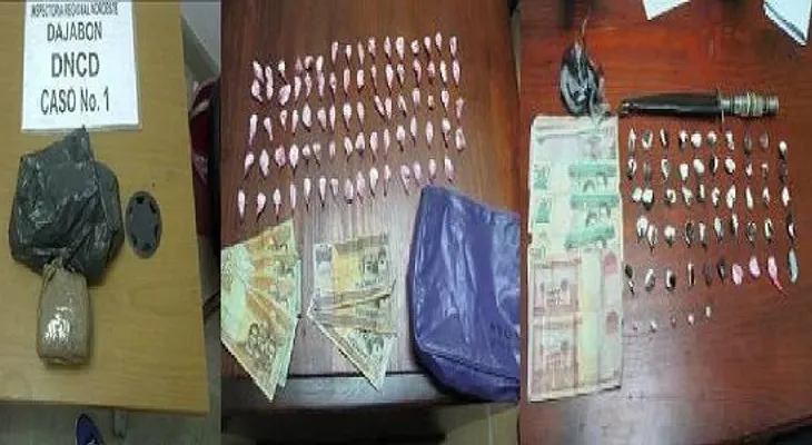 La DNCD apresa 59 personas con cocaína, crack y marihuana